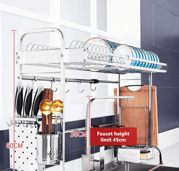 Stainless Steel telescopic drain rack