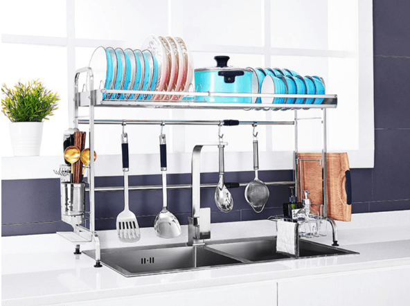 Stainless Steel telescopic drain rack