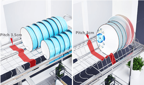 Stainless Steel telescopic drain rack