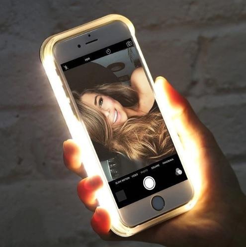 SGP Hybrid Luminous Phone Case for iPhone 5 5s SE  6 6s 7 8 Plus X Perfect Selfie Light Up Case