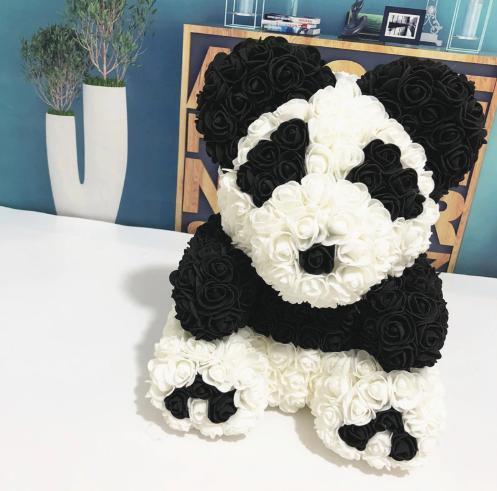 Wedding/Valentine's Day Gift Artificial Rose Panda