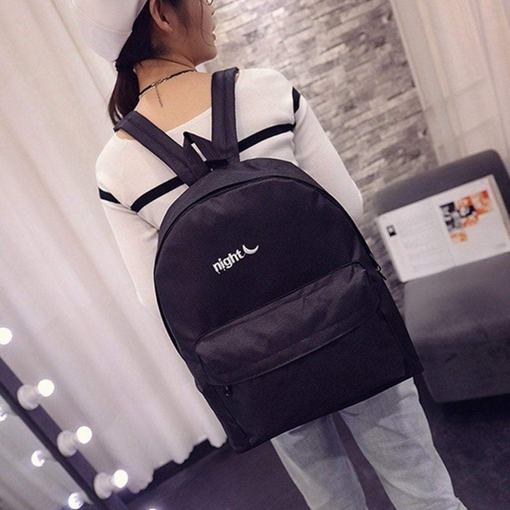 New Fashion Embroidered Monogram Backpack