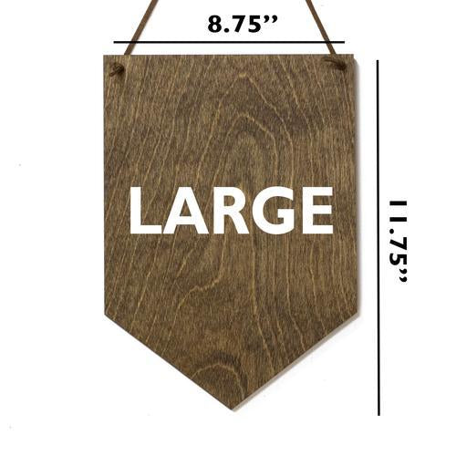 "Choose Joy" Laser Cut Wooden Wall Banner