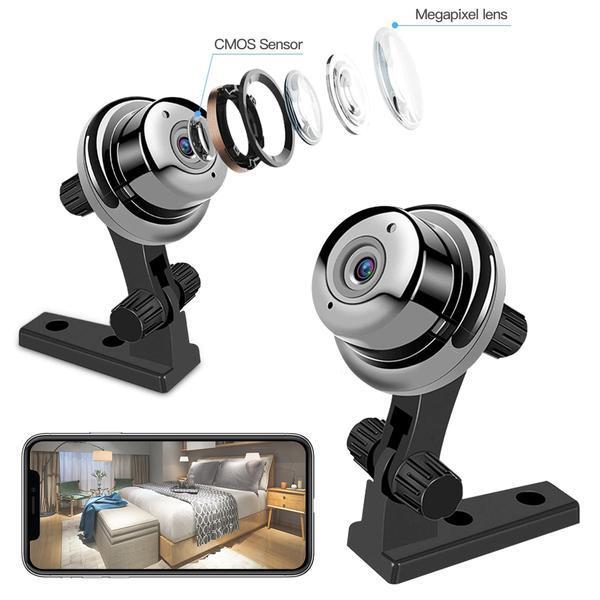 1080P Mini WIFI Camera With Smartphone App and Night Vision Security Cameras