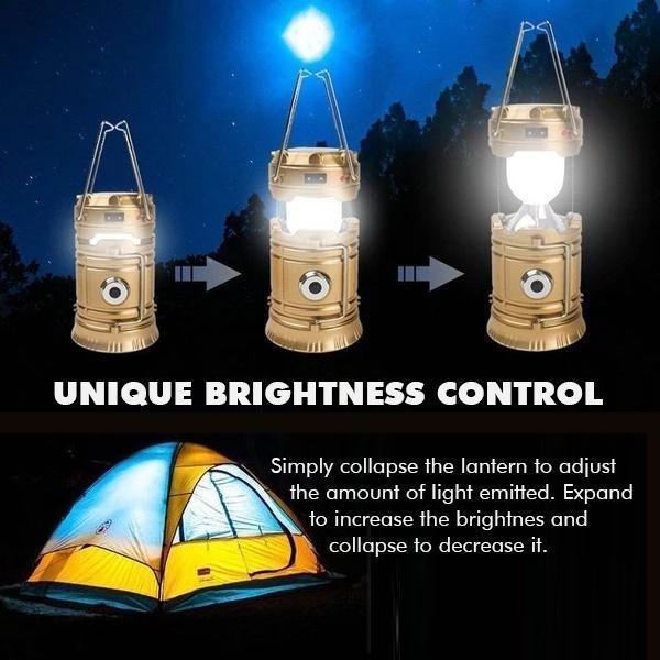 3-in-1 LED Solar Camping Lantern