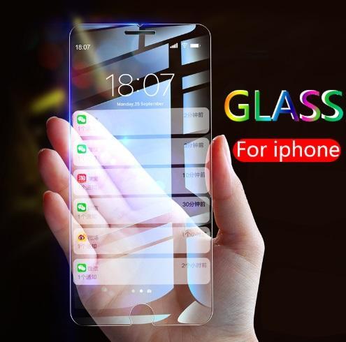 Tempered Glass for iPhone 6, 6s, Plus, 7, 7 Plus, 5s, SE, 8, 8 Plus, X