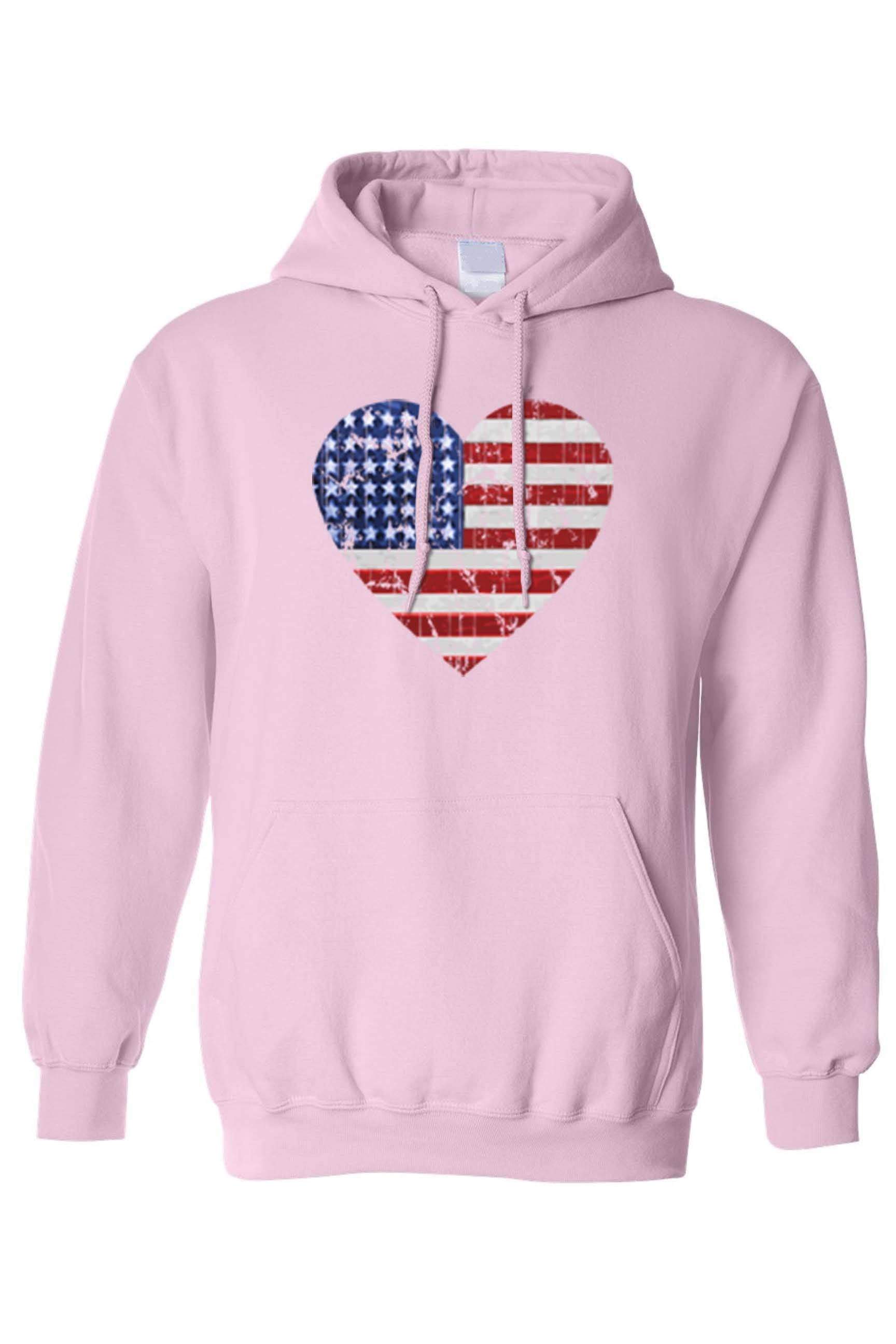 Men's/Unisex Pullover USA Flag  Hoodie