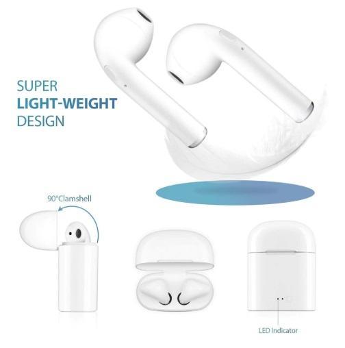 Mini Wireless Bluetooth Earphones with Charging Box and Mic for Smartphones