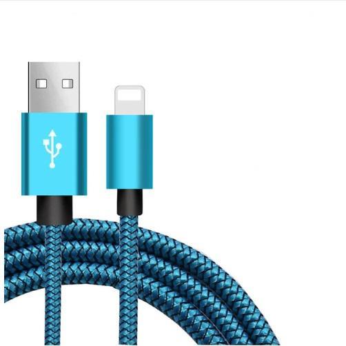 Long Multiple Color Wire USB Charger Cable for iPhone 5 5s SE 5c 6s 6 s 7 8 Plus Xs Max XR X 10 5s iPad