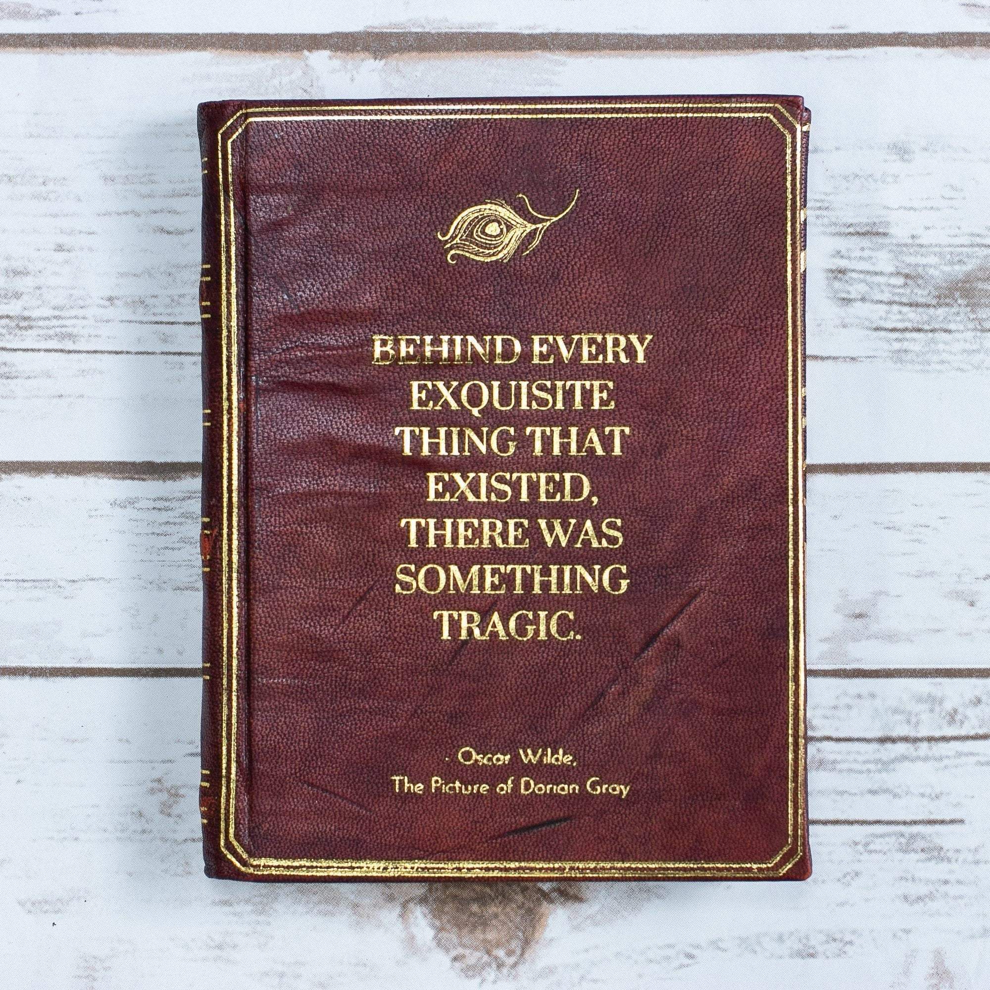 Vintage Oscar Wilde Dorian Gray Handmade Leather Journal