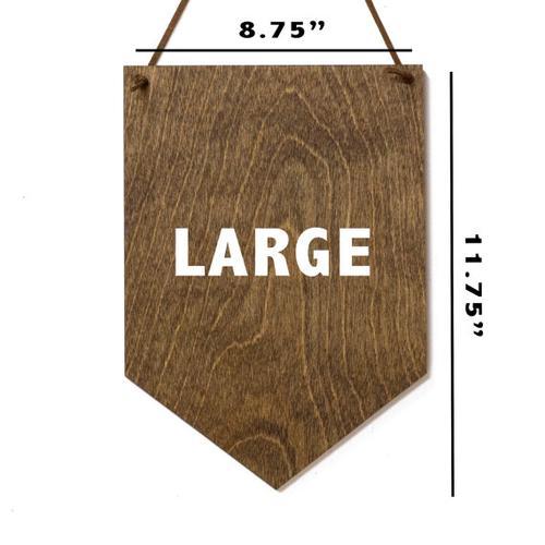 "Find Your Tribe Love Them Hard" Wood Sign