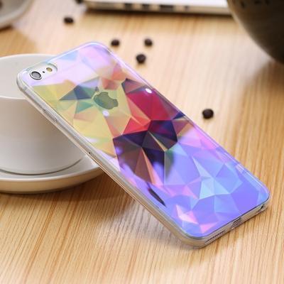 Blue Ray Light Phone Case - Modern Transparent iPhone Case