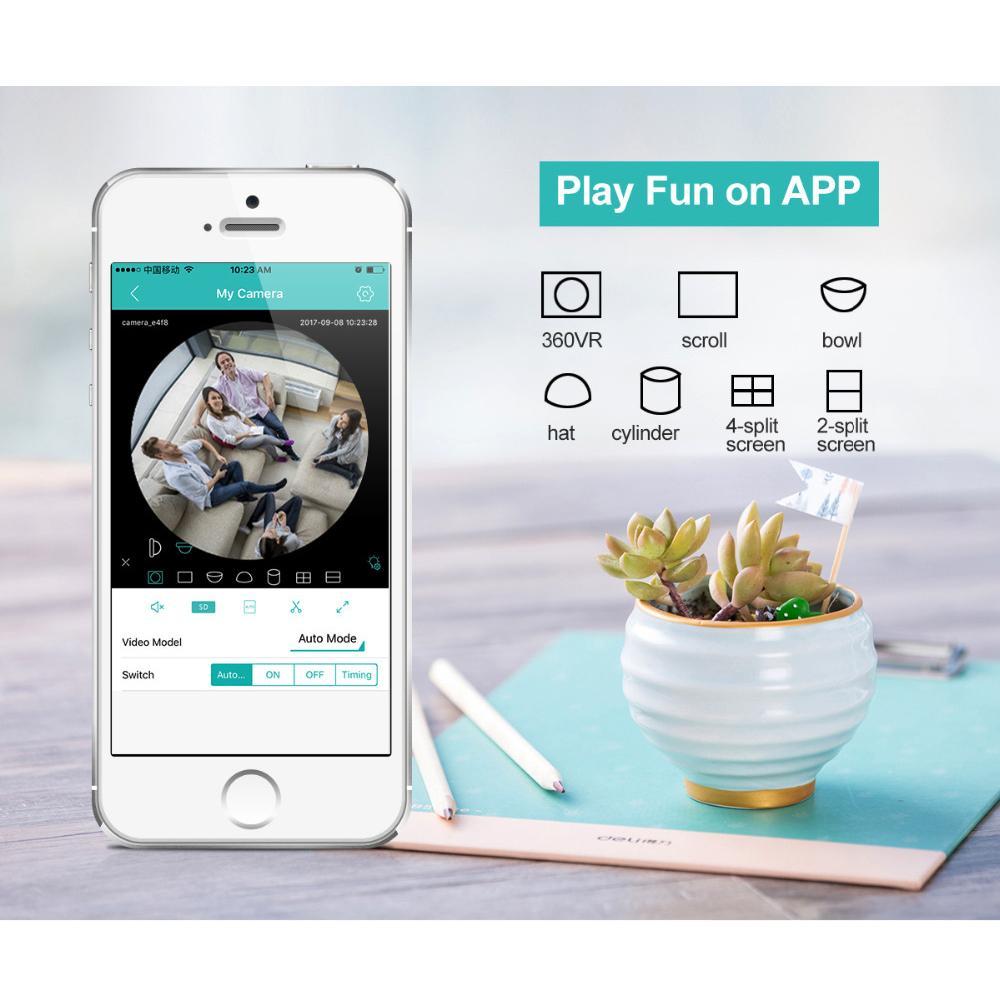 Security Cameras 360 Degree Wireless IP Camera