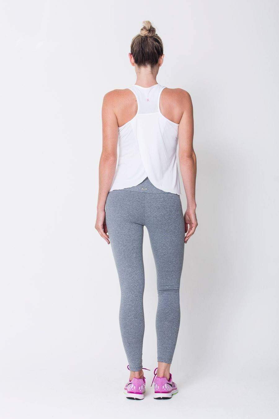 Heather Grey High Up Legging