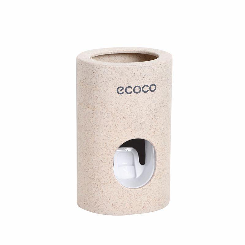 Automatic Toothpaste Dispenser Dust proof Toothbrush Holder Wall Mount Stand Bathroom Accessories Set Toothpaste Squeezers Tooth