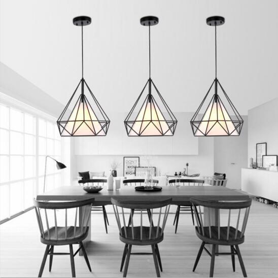 Metal Geometric Pendant Light