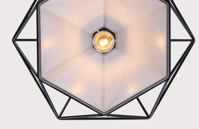 Metal Geometric Pendant Light