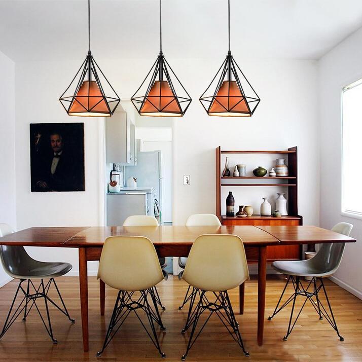 Metal Geometric Pendant Light