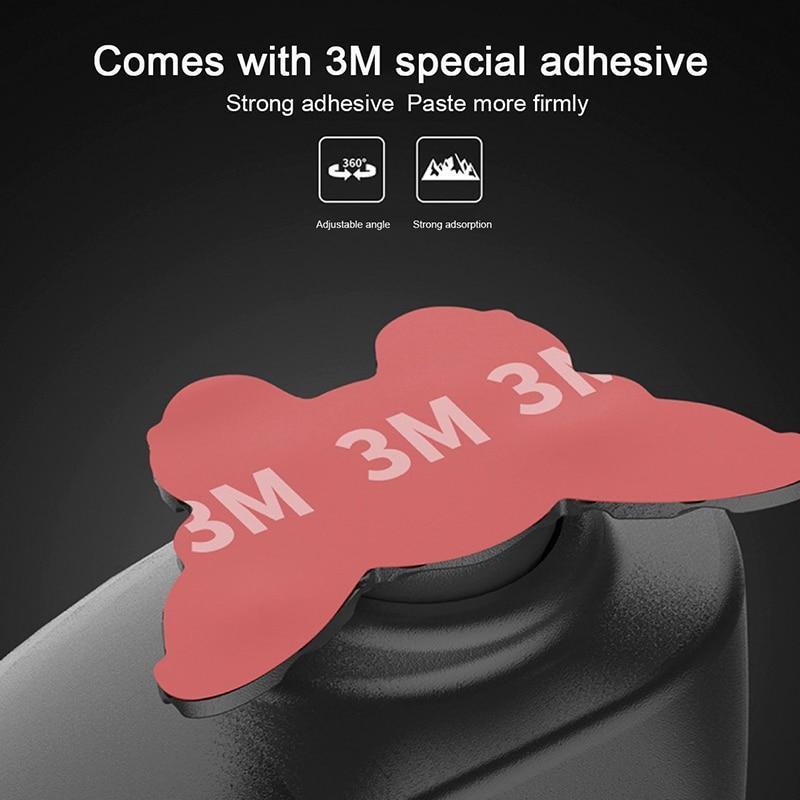 Car Mirror Large Vision Rear View Auxiliary Reversal Blind Zone Wide Angle Mirror360 Rotation Adjustable  Dual Lens Coach Mirror