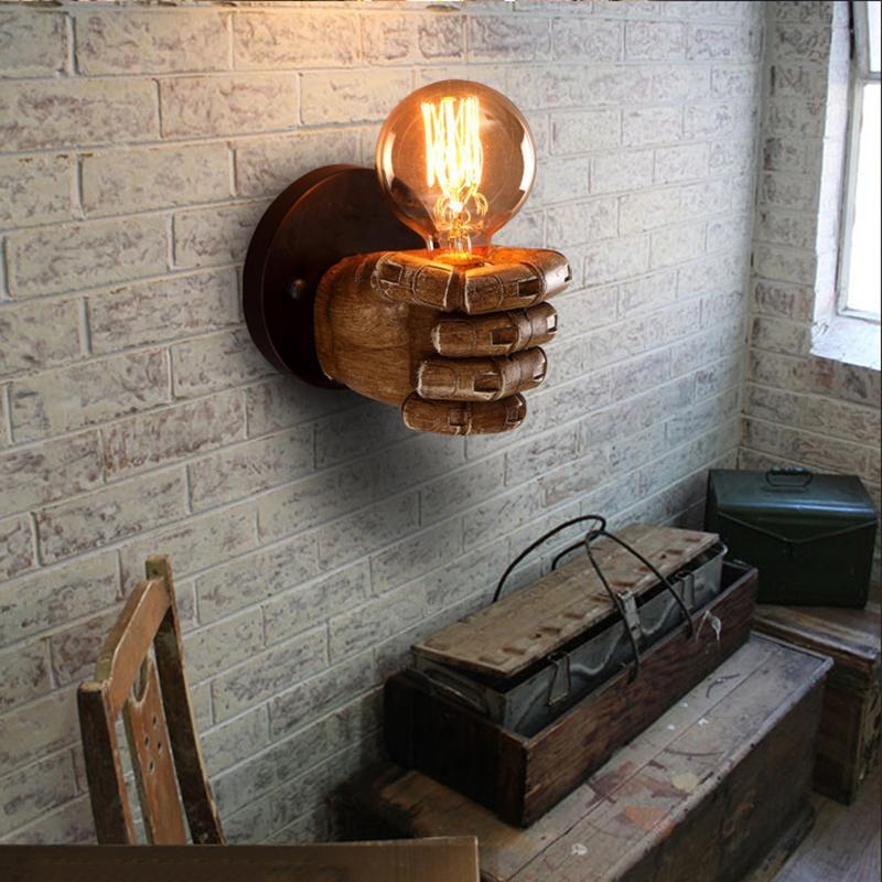 Classical Resin Fist Wall Lamps