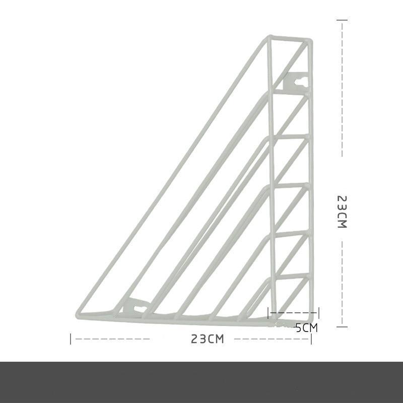 Hanging Triangle Magazine Rack