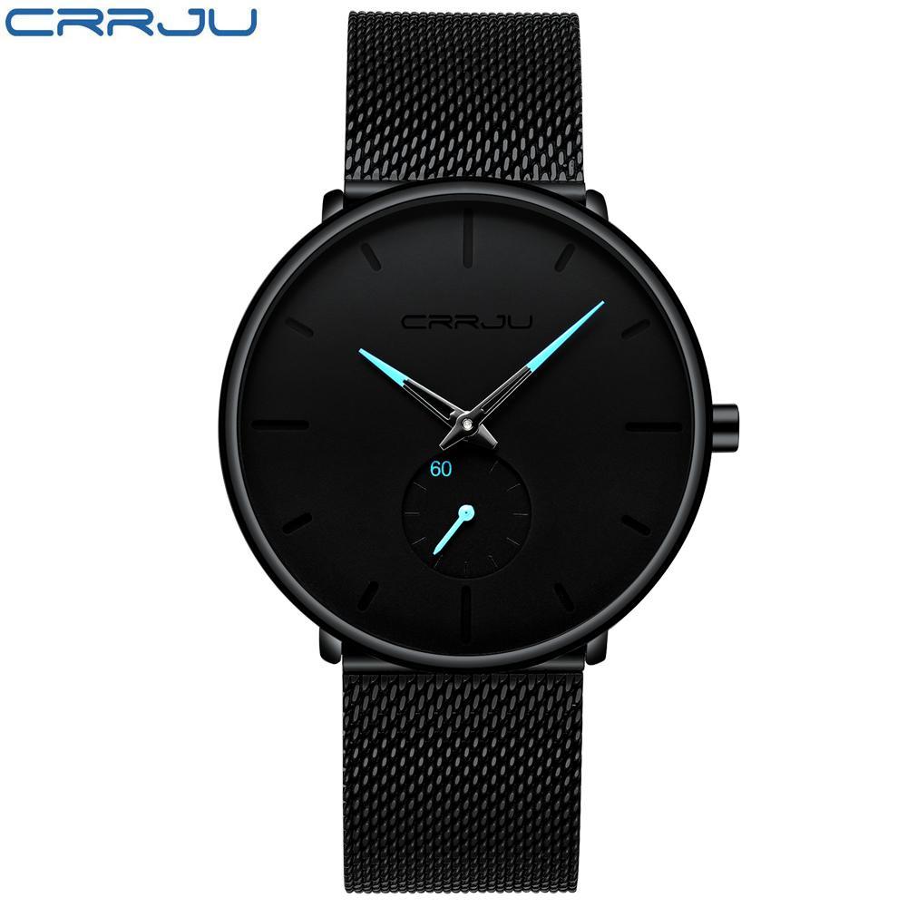 IcoolGadget Fashion Mens Watches Top Brand Luxury Quartz Watch Men Casual Slim Mesh Steel Waterproof Sport Watch Relogio Masculino