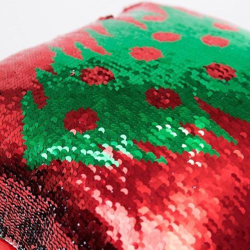 Reversible Sequin Christmas Pillow Cover