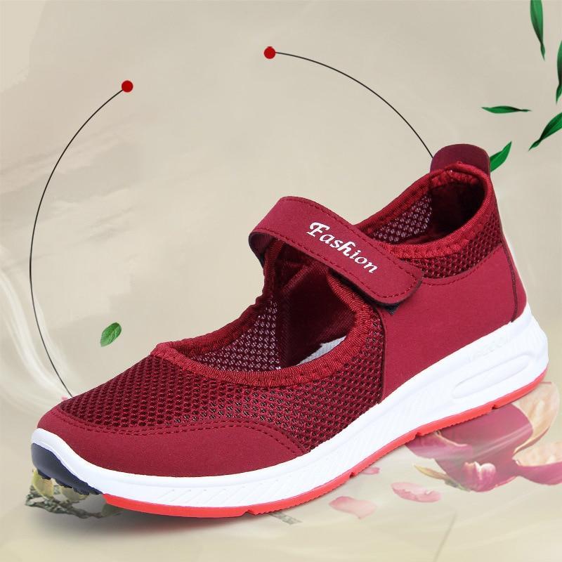 Women's Shoes  Sneakers Flat Casual Shoes Woman Mesh Loafers