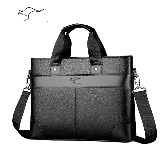 Men Casual Briefcase Business Shoulder Leather Messenger Bags