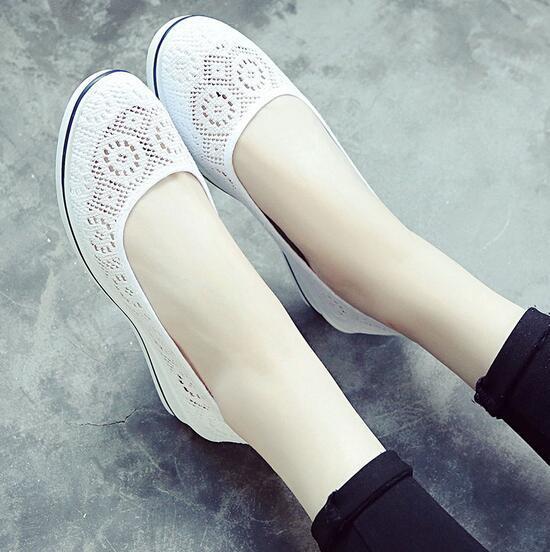 Fashion New Womens Flats Casual Soft Shoes