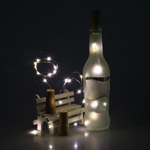 Solar Wine Bottle LED Light String