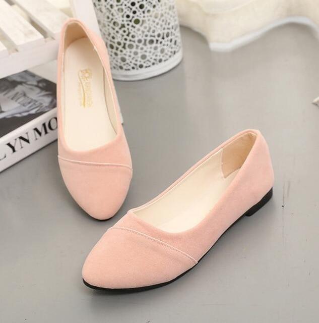 new flat single shoes female  work shoes round head women's shoes