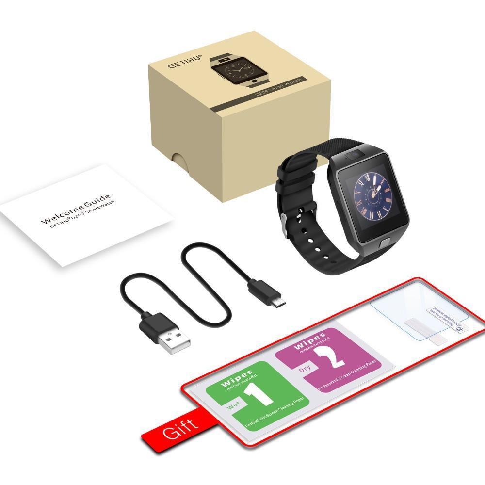IcoolGadgets DZ09 Smartwatch Smart Watch Digital Men Watch For Apple iPhone Samsung Android Mobile Phone Bluetooth SIM TF Card Camera