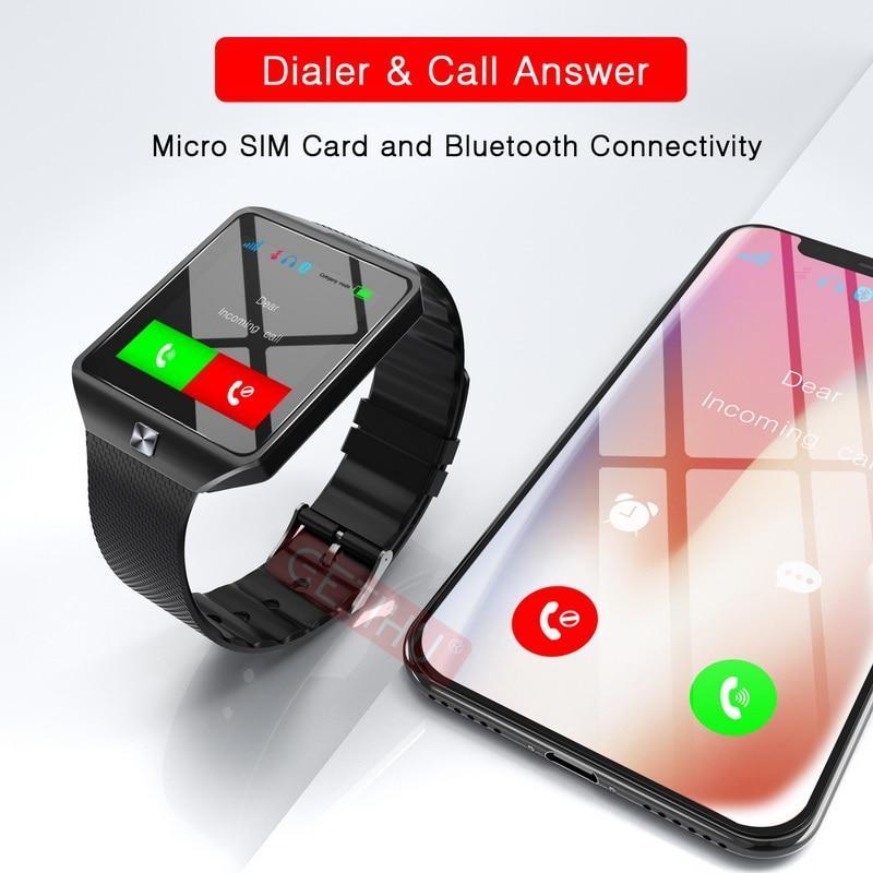 IcoolGadgets DZ09 Smartwatch Smart Watch Digital Men Watch For Apple iPhone Samsung Android Mobile Phone Bluetooth SIM TF Card Camera