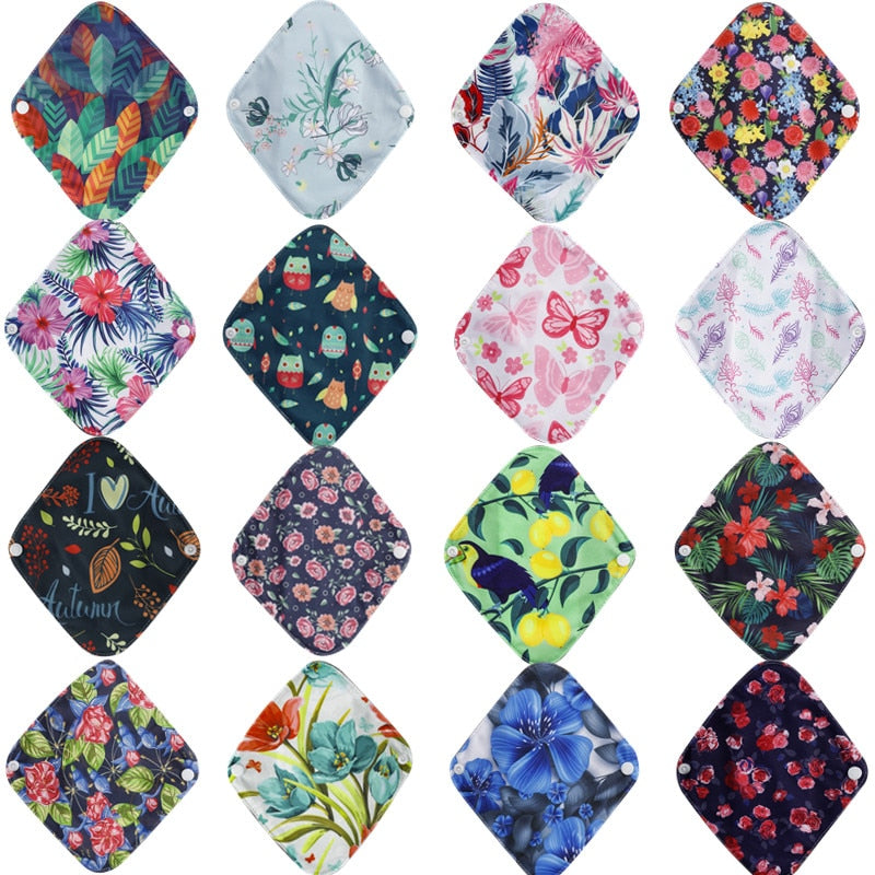 10Pcs Reusable Pads - Organic Period Reusable Pads