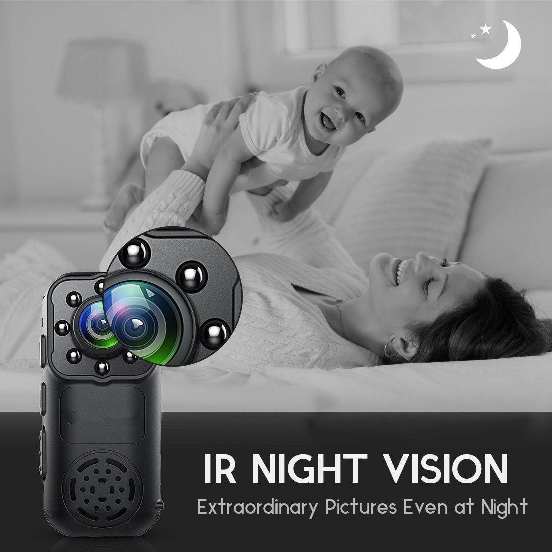 1080P HD Wireless Mini WIFI Camera P2P Infrared Night Vision Security Camera