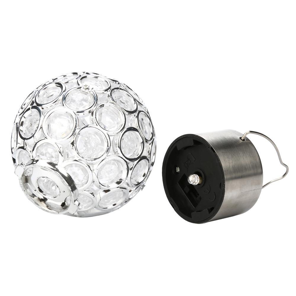 Solar-Powered LED Crystal Ball