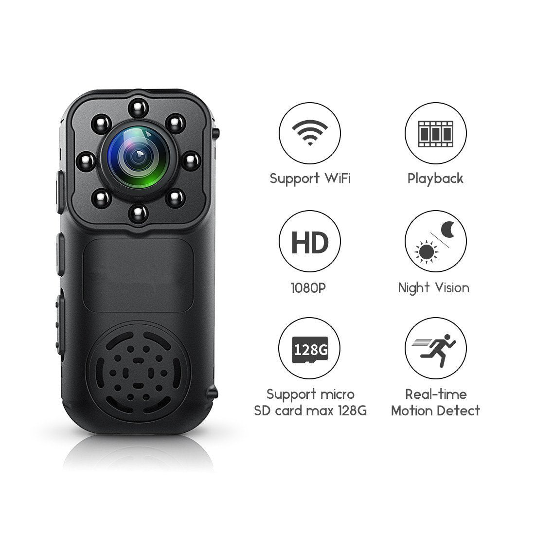 1080P HD Wireless Mini WIFI Camera P2P Infrared Night Vision Security Camera