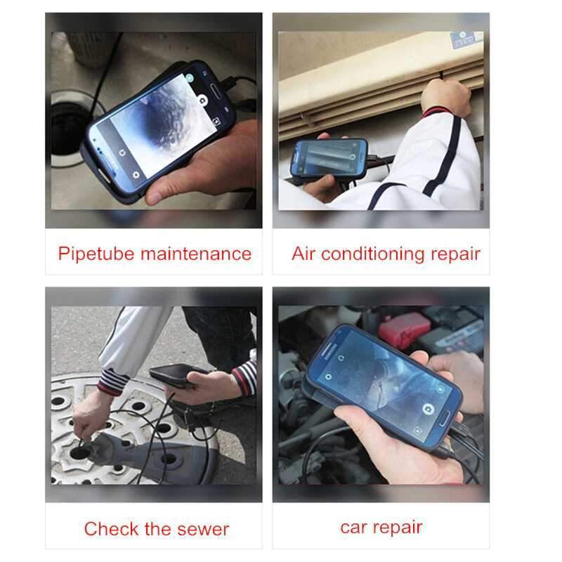 WIFI Endoscope Camera Inspection Camera 8mm USB Borescope For Android and iphone