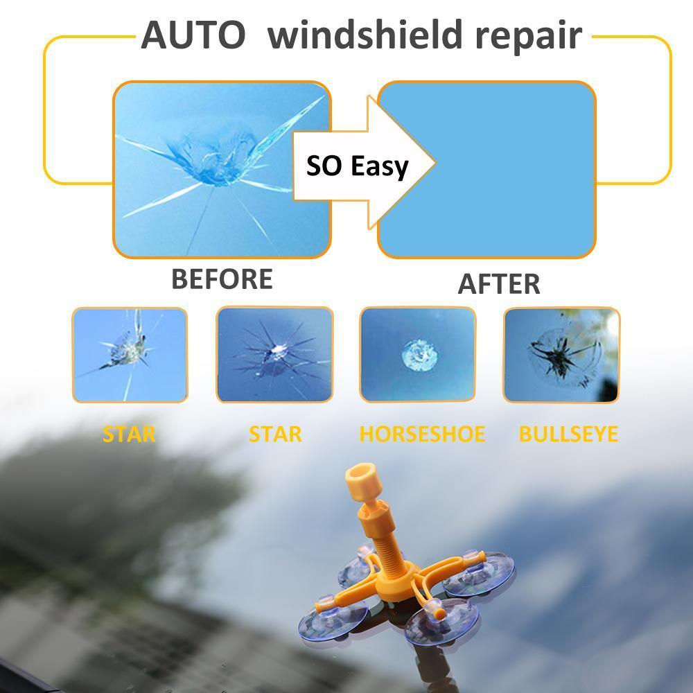 Cracked Magic windshield Glass Repair Kit