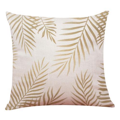 Palm Leaves Throw Pillow