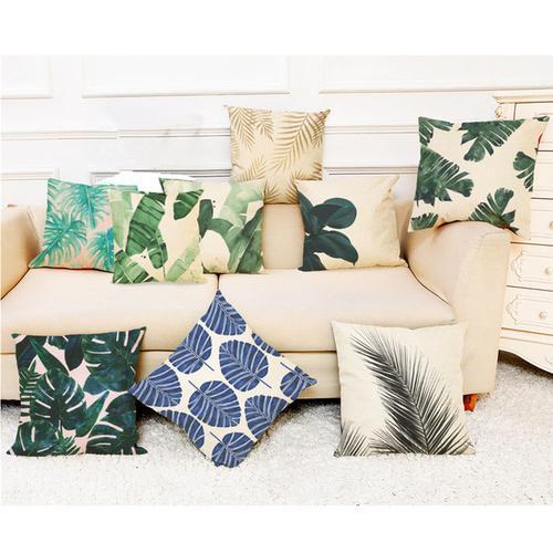 Palm Leaves Throw Pillow