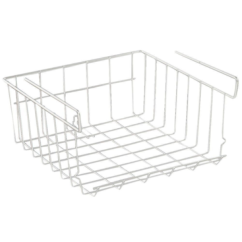 Home Storage Basket Kitchen Multifunctional Storage Rack Under Cabinet Storage Shelf Basket Wire Rack Organizer Storage