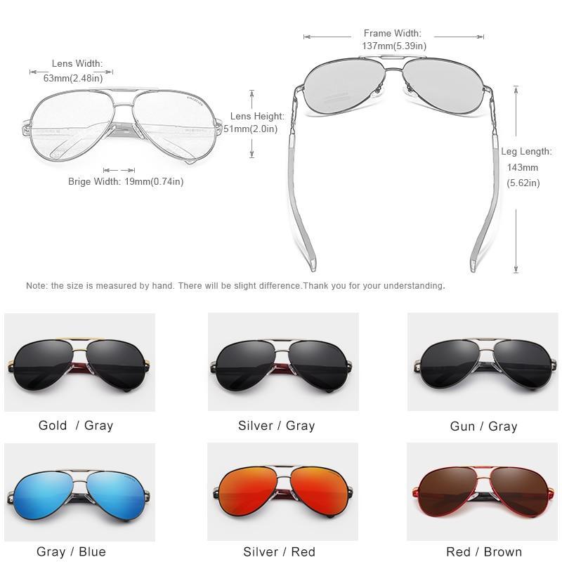Best Men Vintage Aluminum Polarized Sunglasses Classic Brand Sun glasses Coating Lens Driving Shades For Men/Wome