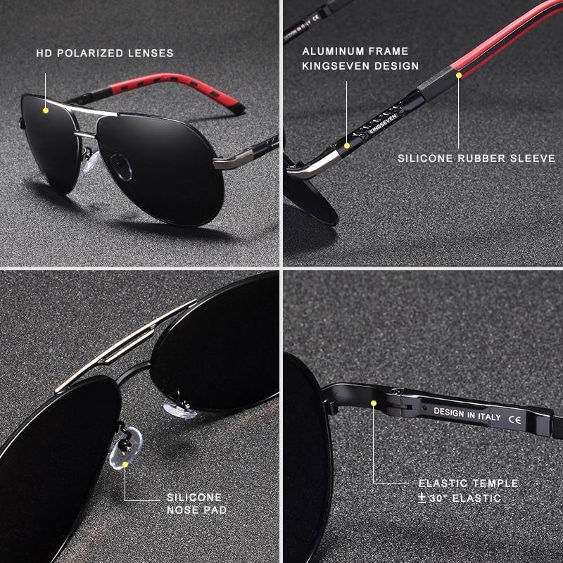 Best Men Vintage Aluminum Polarized Sunglasses Classic Brand Sun glasses Coating Lens Driving Shades For Men/Wome