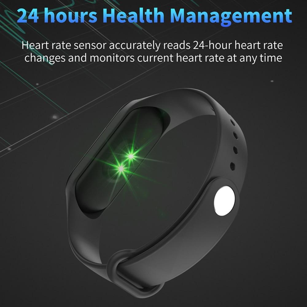 IcoolGadget Pro Smart Band Waterproof Fitness Tracker VS M3 Plus Smart Bracelet Blood Pressure Heart Rate Monitor PK Mi Band 3