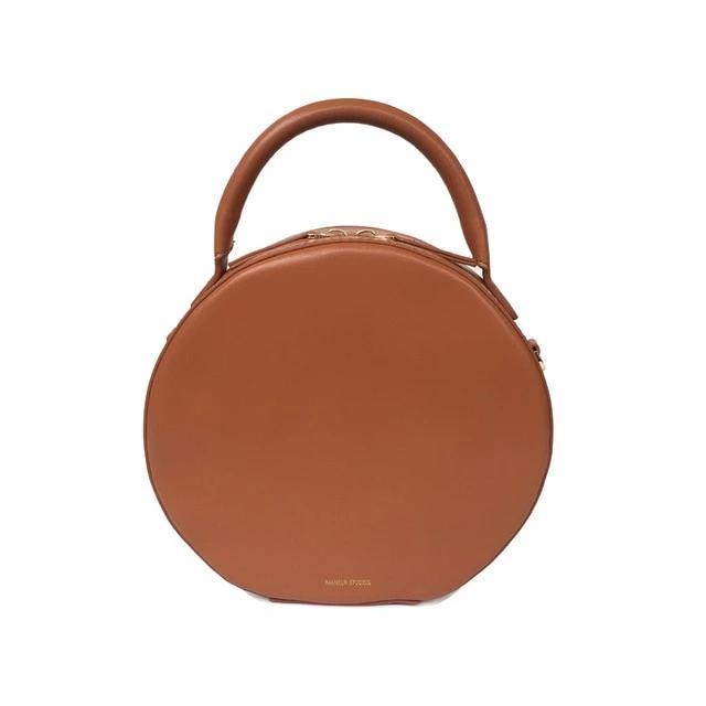 MANSURSTUDIOS women genuine leather Circle bag