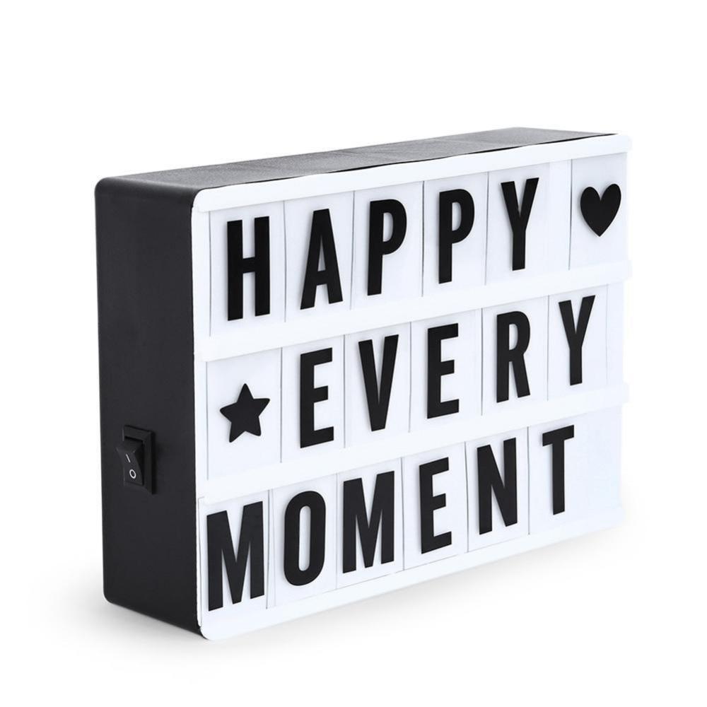 Light Box with Letters