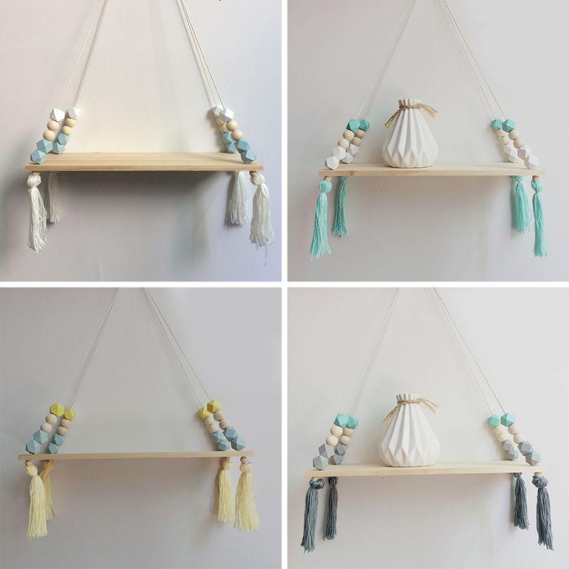 Wood Hanging Shelf