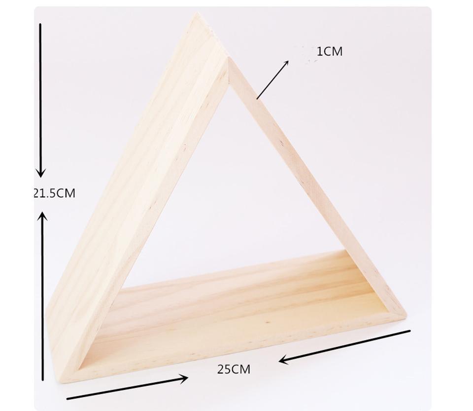 Triangular Geometric Shelf